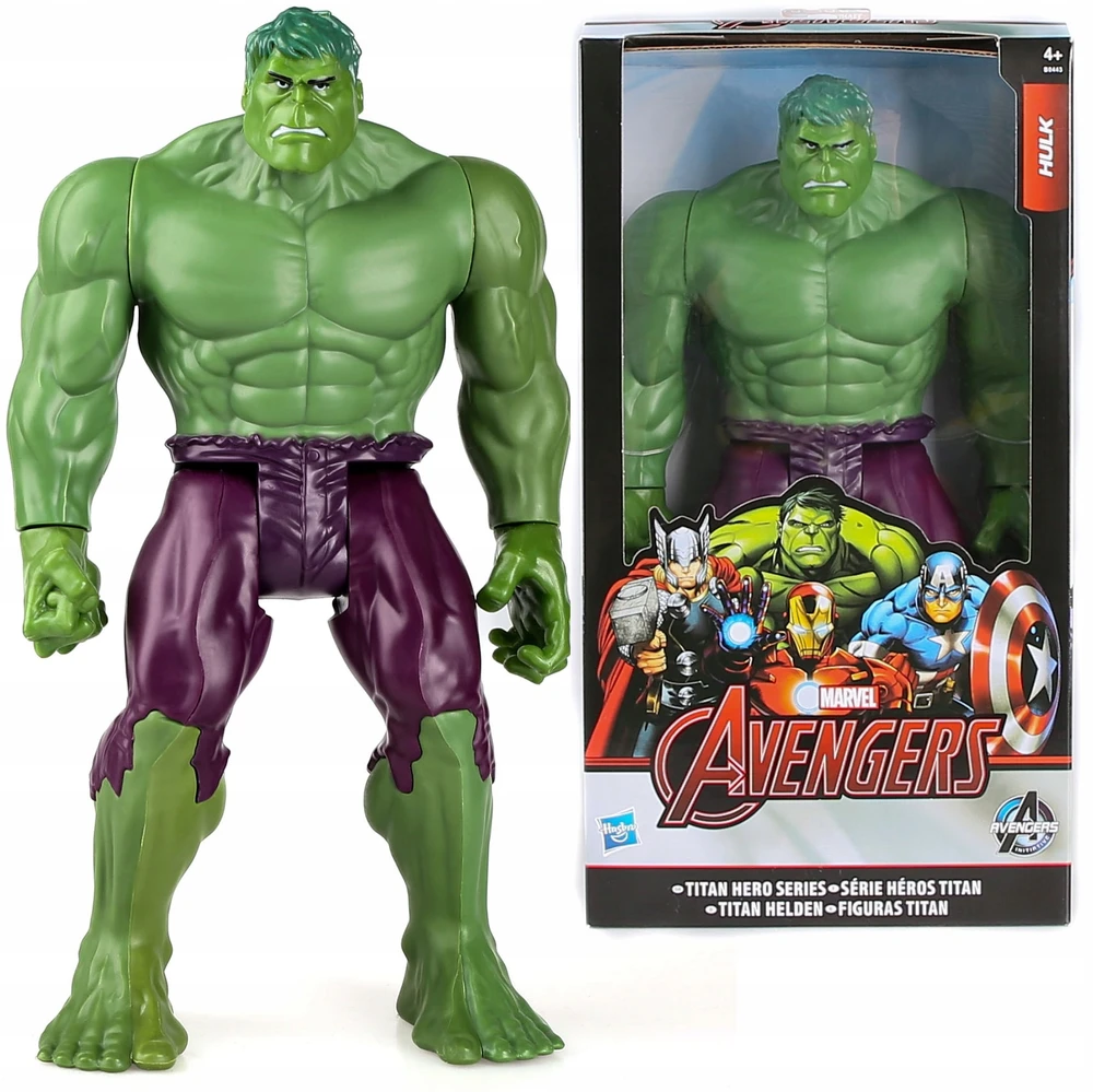 Didelė figūrėlė HULK AVENGERS HASBRO 30 cm B0443 nauja TITAN HERO serija