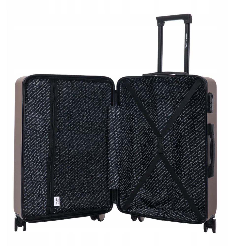 Didelė Lagaminas Wings Abs+ Coot 28" Champagne