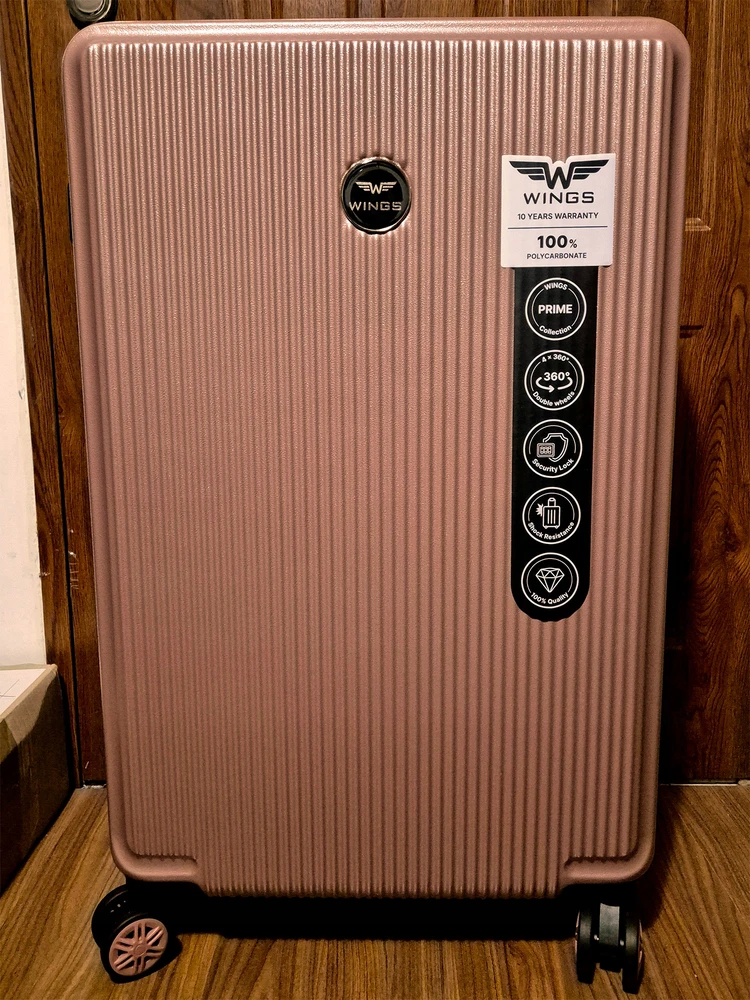 Didelė Lagaminas Wings Pc African Eagle 28'' Rožinė