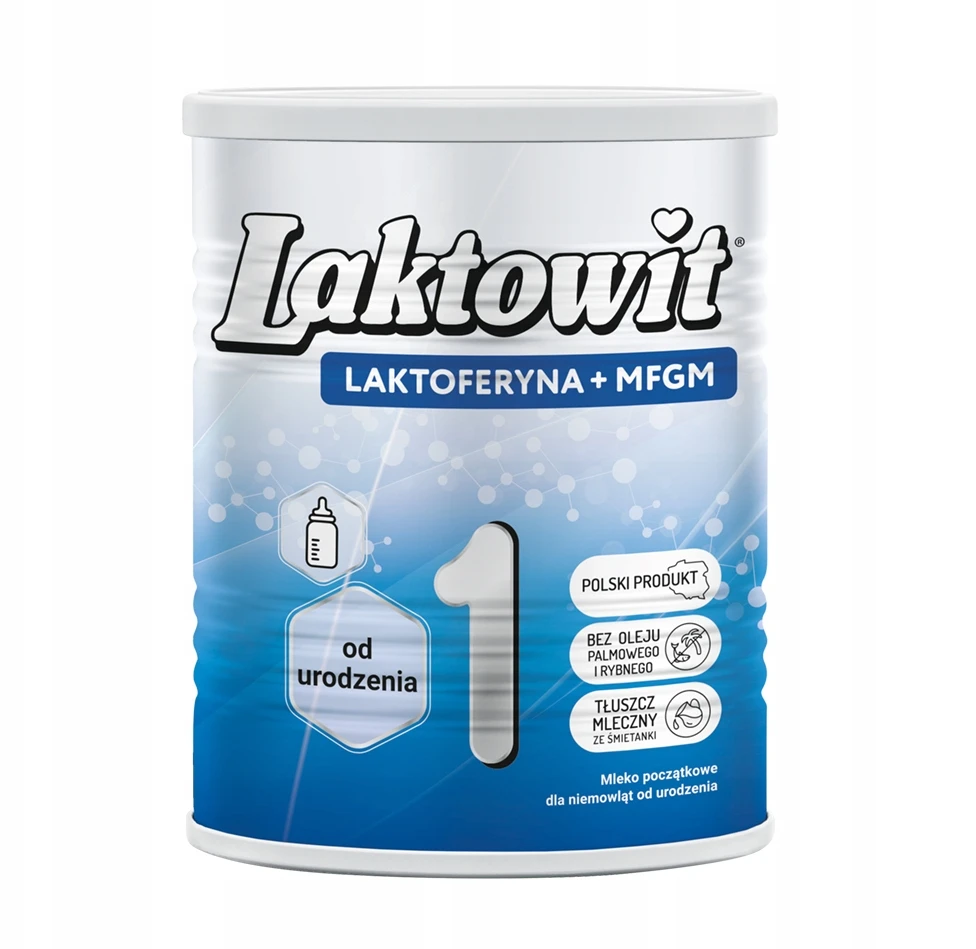Didelė skardinė modifikuotas pienas Laktowit 1 LACTOFFERIN Pradinis 0-6 m 850 g