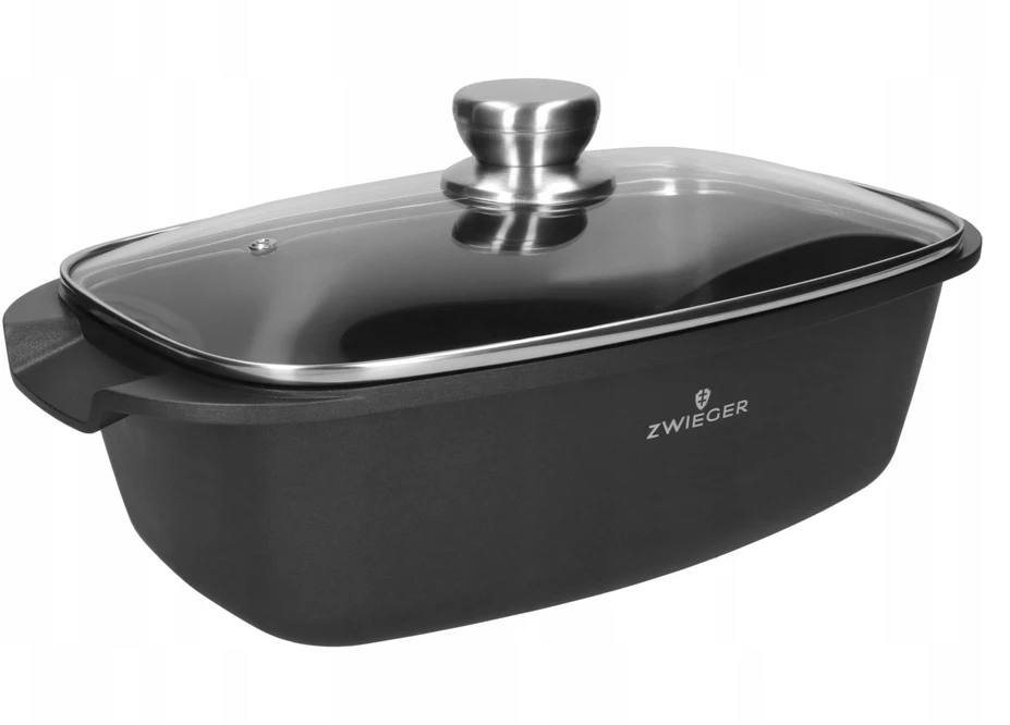 Didelė ZWIEGER Raudonas LINE neprideganti kepimo skarda 33 cm