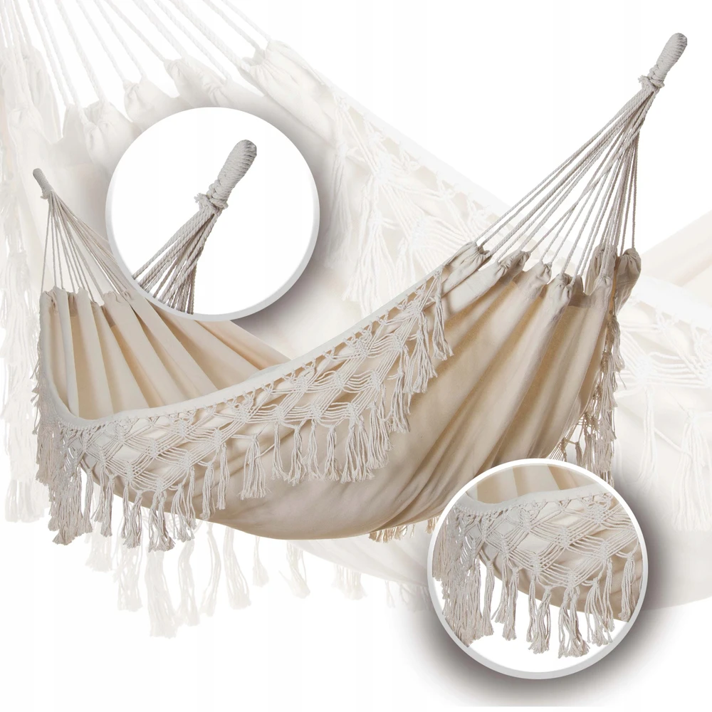 Sinntenn Coltd Didelis boho sodo hamakas Midas 150x200