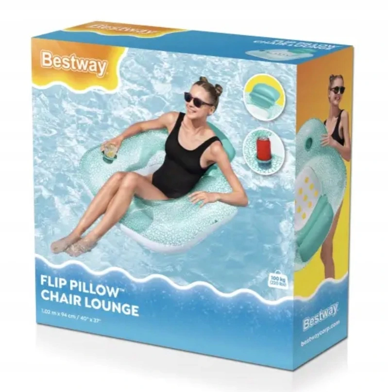 Bestway plaukimo sėdynė su atlošu 102x94 43097