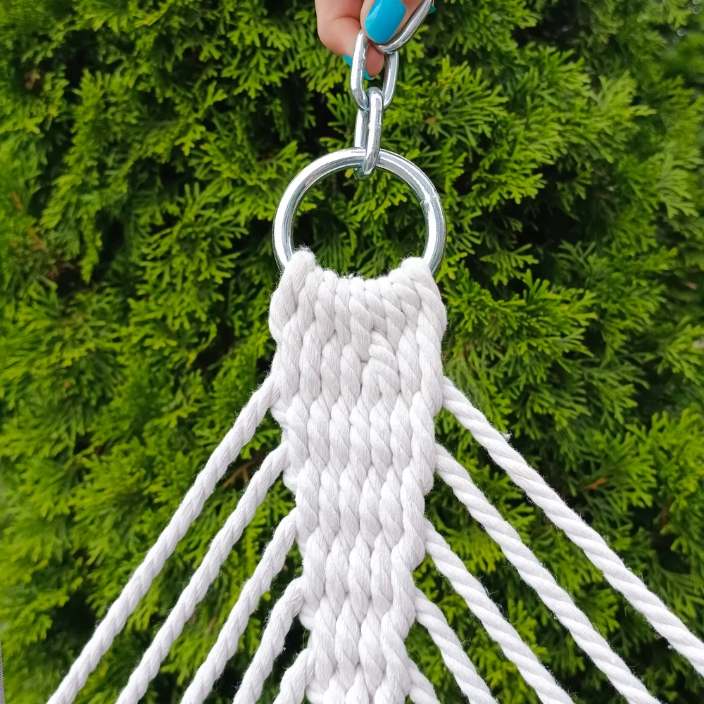 DIDELIS DVIEJI SODO HAMAKAS Tvirtas STABILIS 200x140x358 CM GALVOS RAŠTAS 140 CM