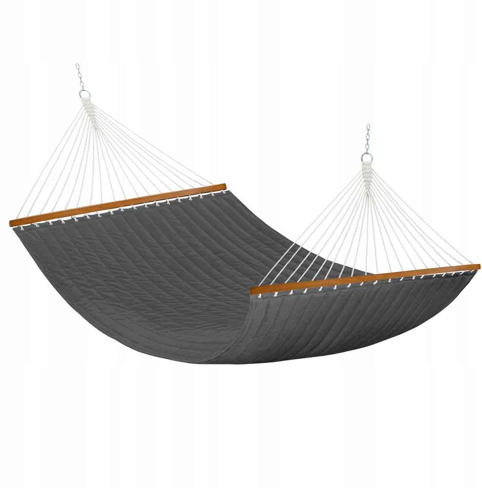 DIDELIS DVIEJI SODO HAMAKAS Tvirtas STABILIS 200x140x358 CM GALVOS RAŠTAS 140 CM