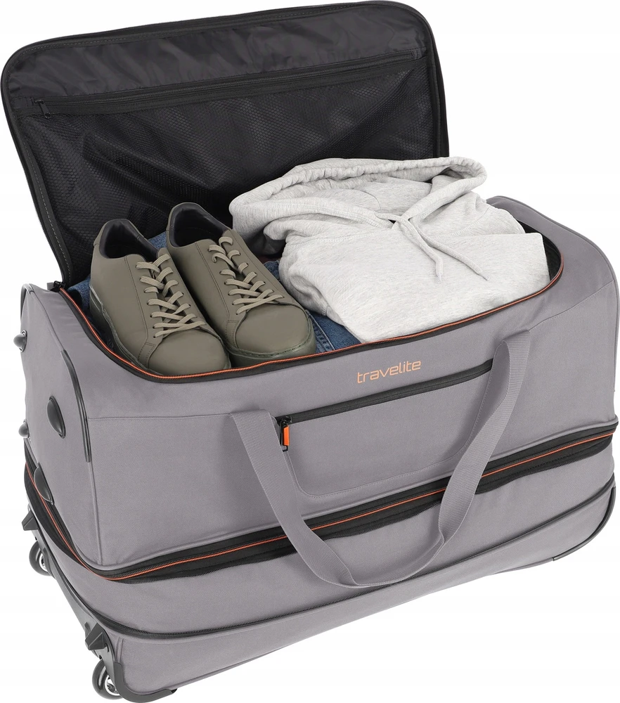 Didelis kelioninis krepšys Travelite Basics, L, pilkas