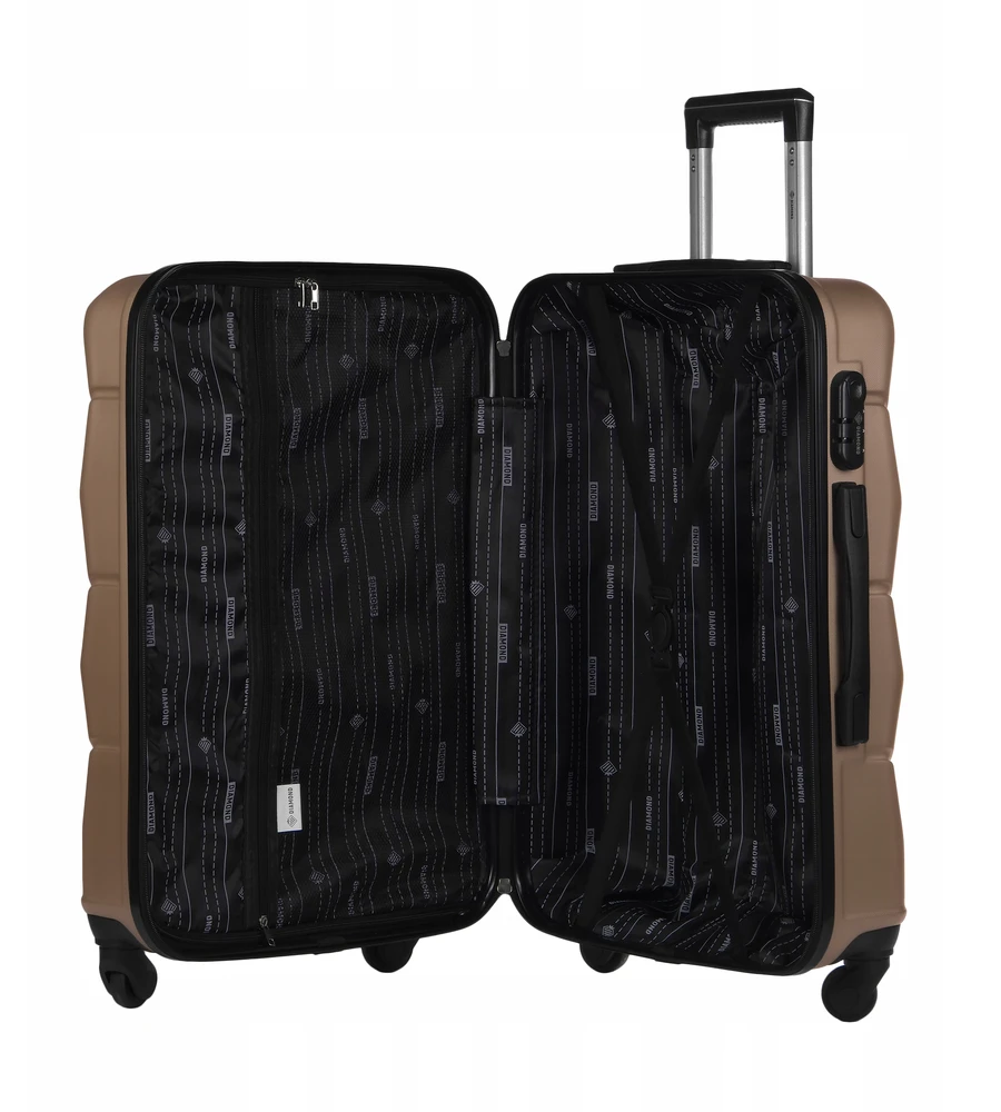 DIDELIS KELIONINIS lagaminas ANT RATAS ILGAUS DIAMOND XL BAGAŽAS 28" A227 ABS
