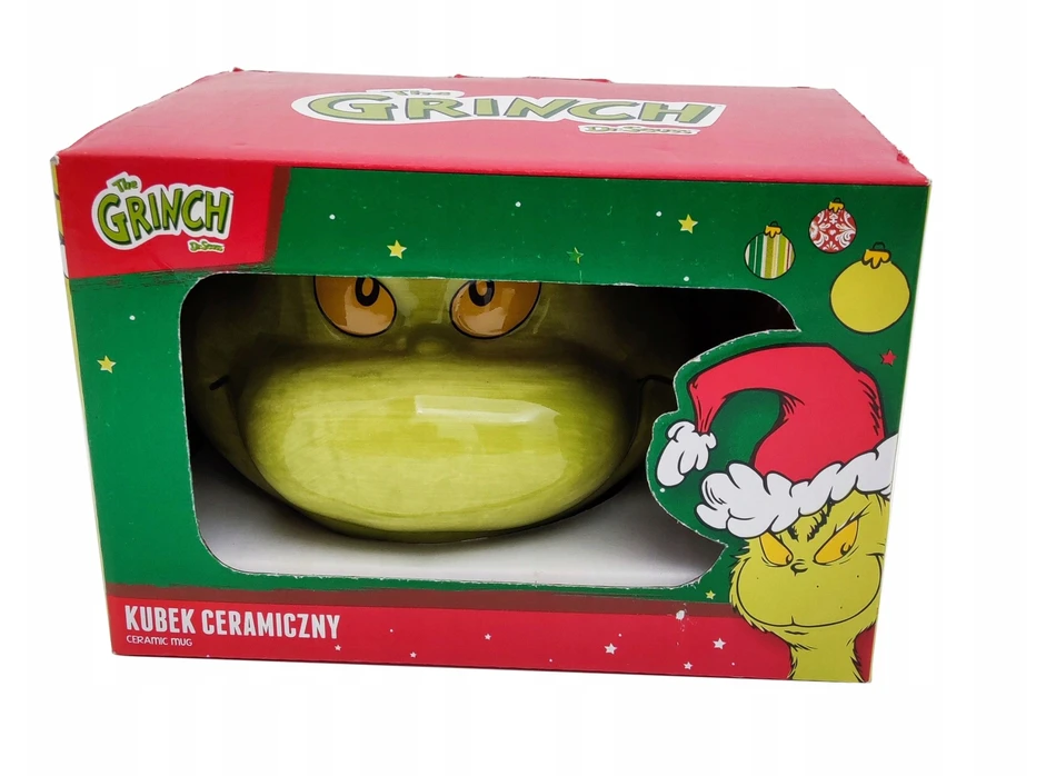 Didelis keraminis puodelis THE GRINCH 400ml Kalėdinė dovana BN