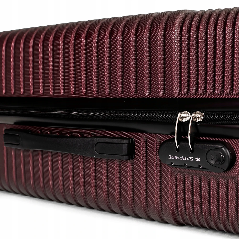 Didelis lagaminas Sapphire ST-140 Duo, L, raudonas