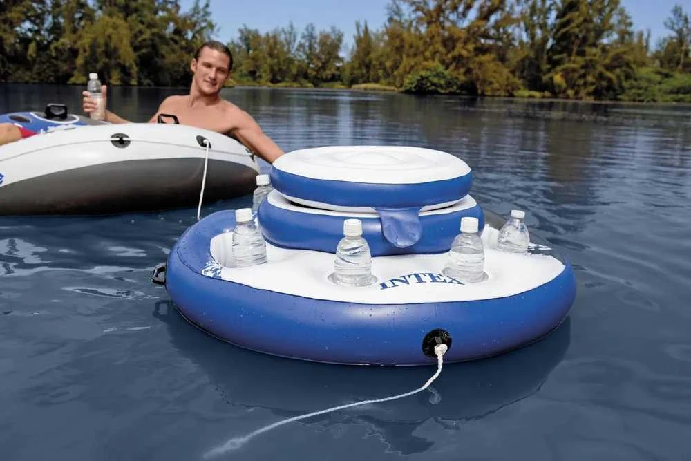 Didelis plaukiojantis šaldytuvas baseinui, kurio skersmuo 89 cm INTEX 56822