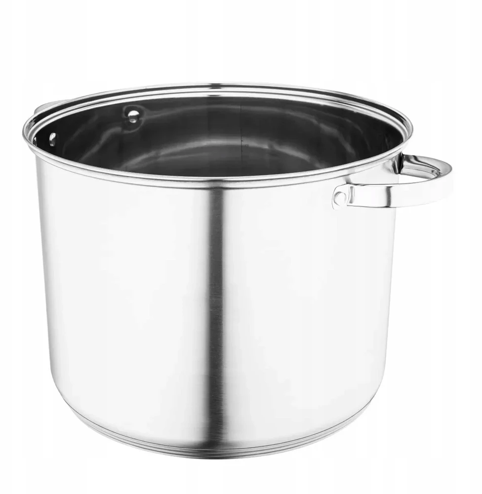 Didelis plieno indukcinis puodas, aukštas, gastronominis Altom Design Fabio, 15 l