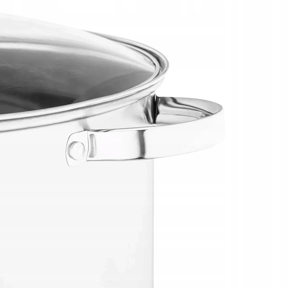 Didelis plieno indukcinis puodas, aukštas, gastronominis Altom Design Fabio, 15 l