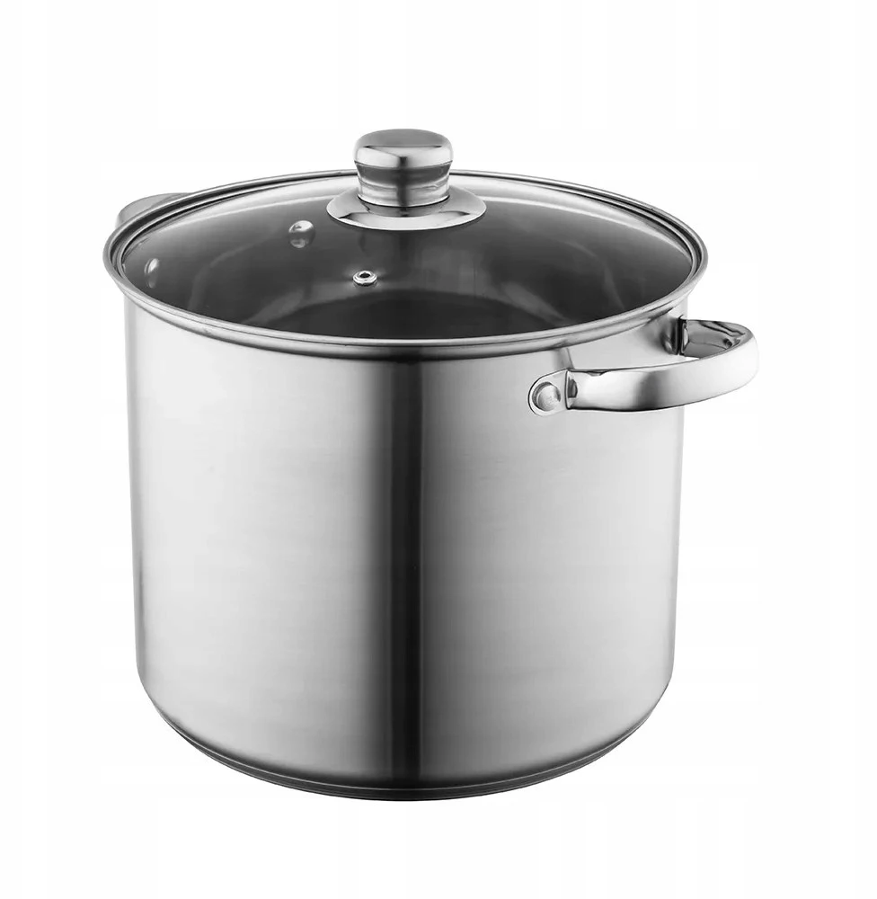 Didelis plieno indukcinis puodas, aukštas, gastronominis Altom Design Fabio, 15 l
