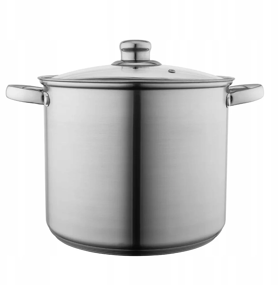 Didelis plieno indukcinis puodas, aukštas, gastronominis Altom Design Fabio, 15 l