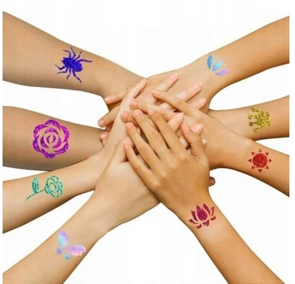 DIDELIS TATUiruočių šablonų RINKINYS BLIGAUS tatuiruotės