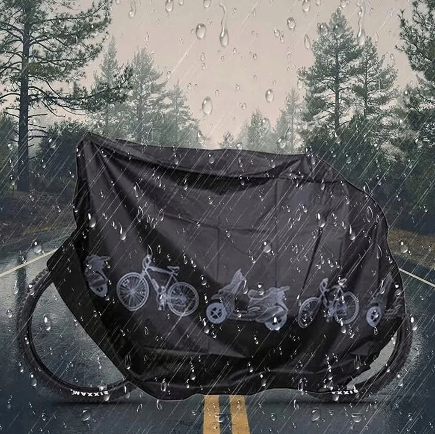 DIDELIS Tvirtas DVIRAČIO MOTOROLERIO dangtelis, atsparus vandeniui pakreipti 200x100cm