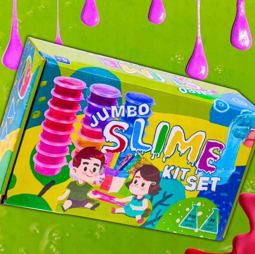 Didelis XXL Slime rinkinys, 28 spalvos | Glute gamybos rinkinys