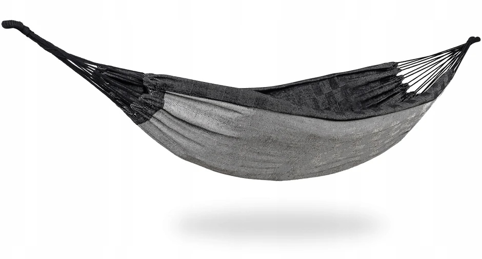 Didelis žakardinis lauko hamakas, 400kg apkrova, turistinis