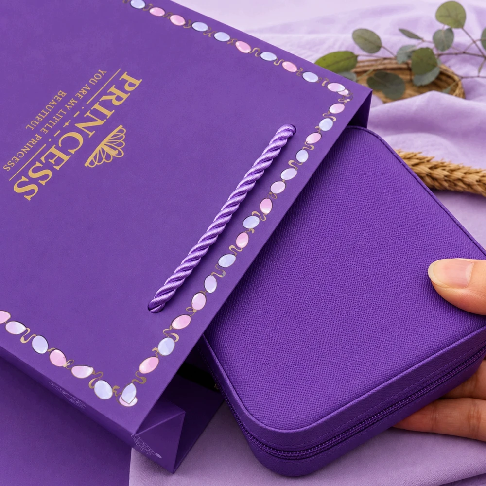 DIDELIŲ karoliukų rinkinys, skirtas apyrankėms gaminti „pasidaryk pats“ Creative PURPLE dovana