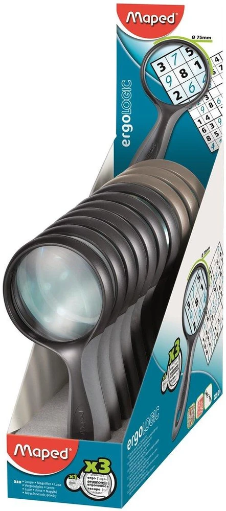 Didinamasis stiklas Maped Ø 7,5 cm,10 vnt.