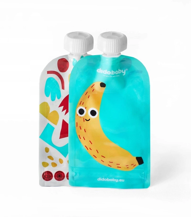 DIDOBABY 6 PACK FRUITS daugkartiniai paketėliai