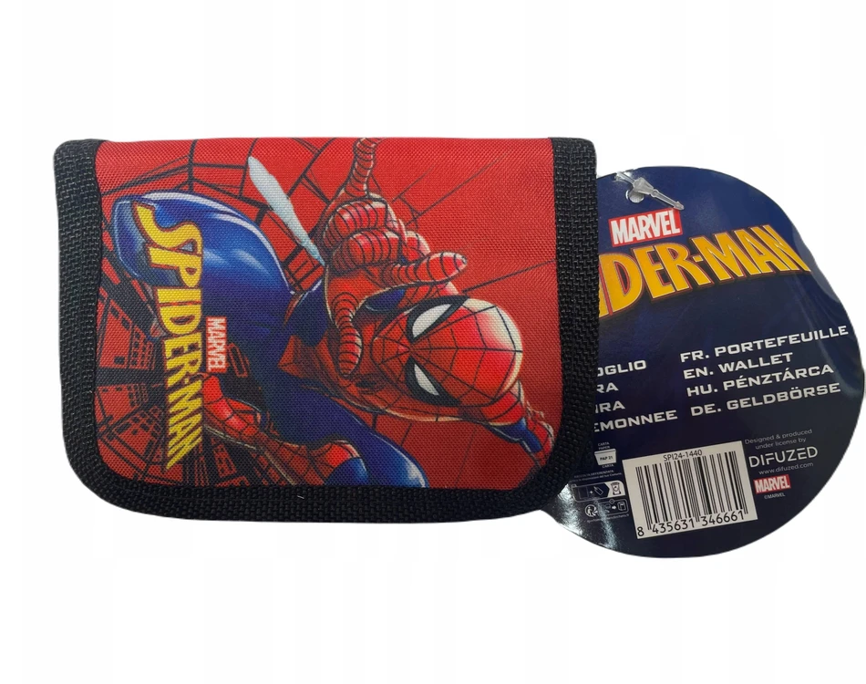 Difuzed Universali Velcro piniginė Marvel Spiderman