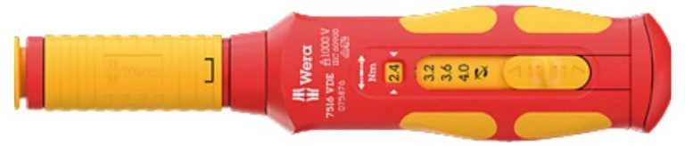 Dinamometrinis atsuktuvas WERA VDE 7516 2,4-4,0Nm