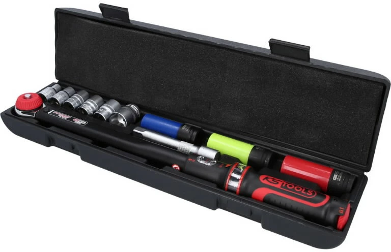 Dinamometrinis raktas su terkšle ERGOTORQUEprecision 3/4" 110-550Nm, KS Tools