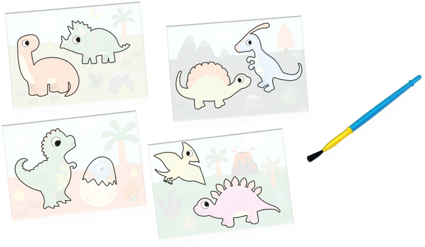 SES Spalvinimo vandeniu rinkinys „Dinozaurai“