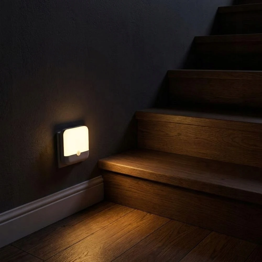 Dioled Lampka nocna LED USB 40lm 3000K czujnik ruchu i zmierzchu