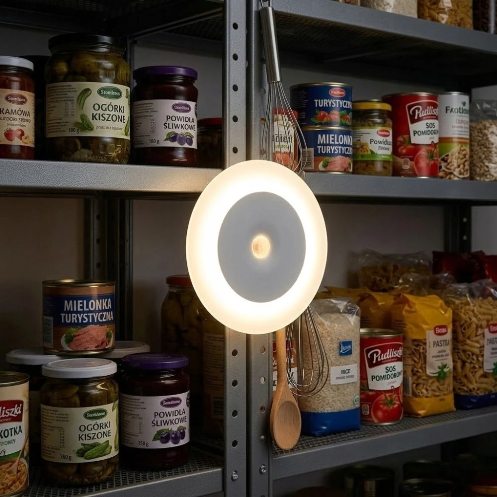 Dioled Lampka nocna LED wbudowana baterija 45lm CCT czujnik ruchu ściemnialna USB