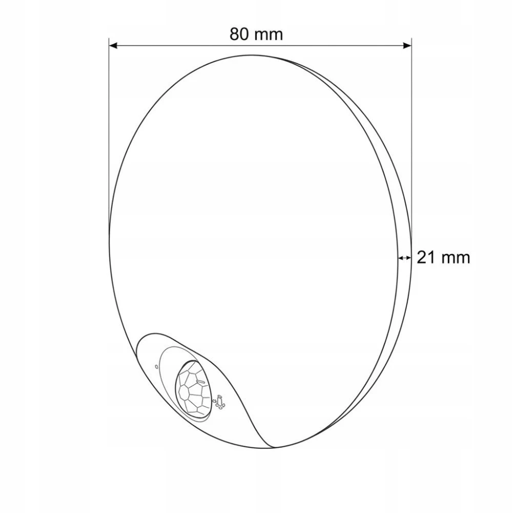 Dioled USB LED lempa, judesio ir prieblandos jutiklis, BELAIDAS + NEMOKAMAS USB laidas