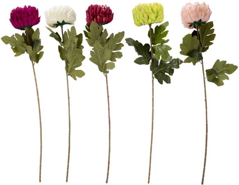 Home4You Dirbtinė gėlė FLOWERLY H74cm, chrizantema