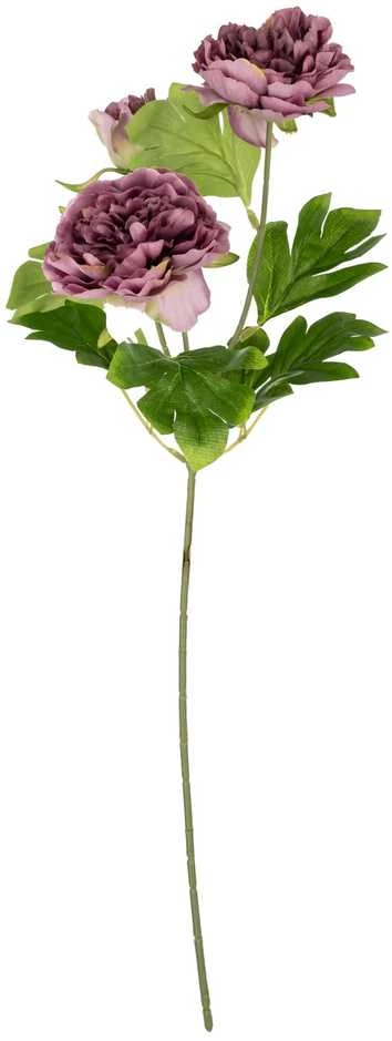 None Dirbtinė gėlė PEONY, 3 spalvos, 17 cm