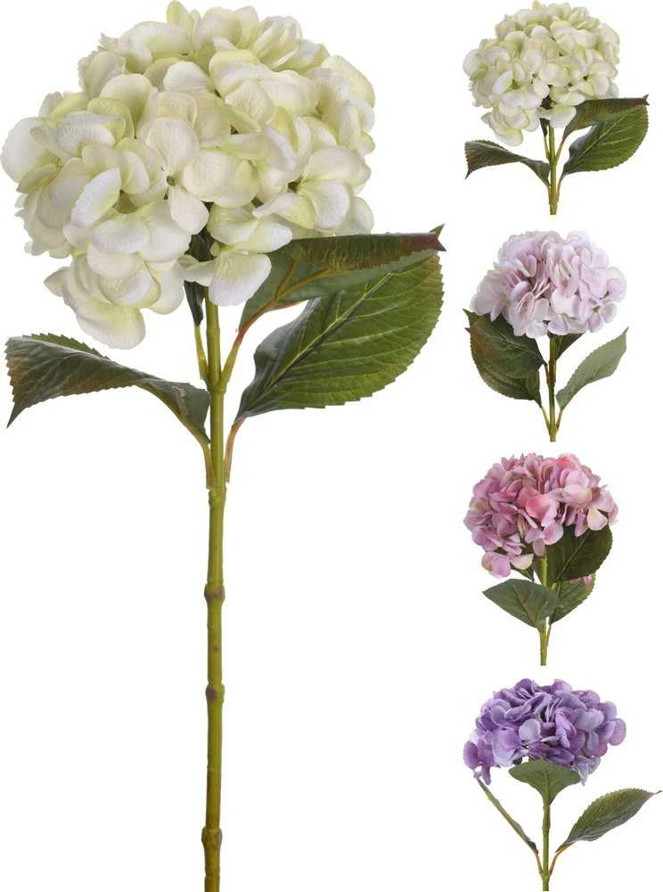 None Dirbtinė gėlė PEONY, 3 spalvos, 17 cm