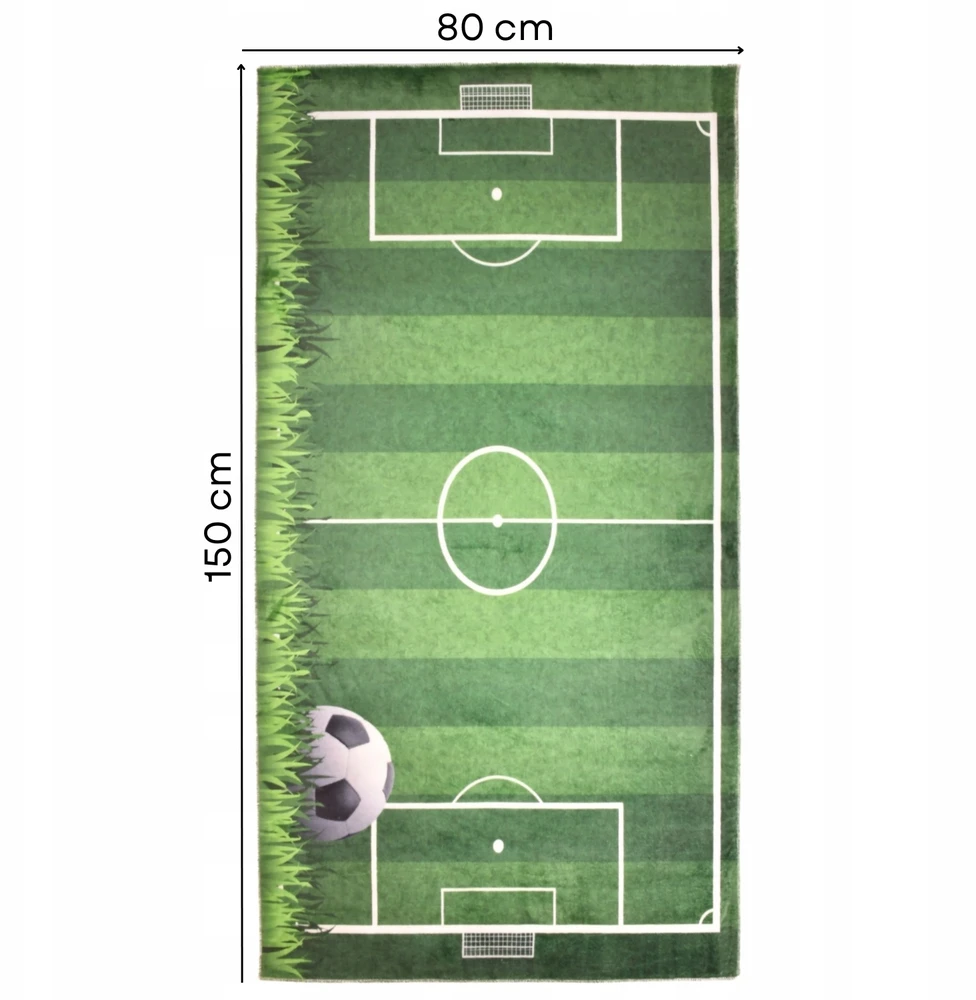 Direct home and garden Dywan Dziecięcy 80x150 Antypoślizgowy Boisko Piłkarskie Koszykówka SPORT