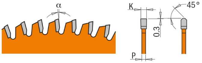 Pjovimo diskas laminatui CMT 296; 190x2,8x30; Z40; -6°