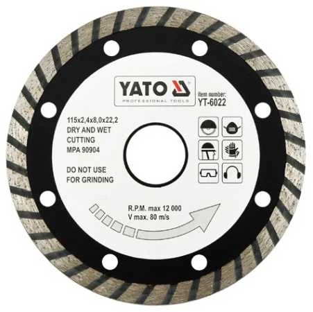 Yato Toya Sa Poland Deimantinis pjovimo diskas turbo HS 230 mm (YT-6025)