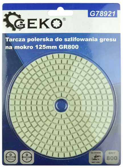 Diskas poliravimo šlapiai keramikai 125 mm P800 GEKO G78921