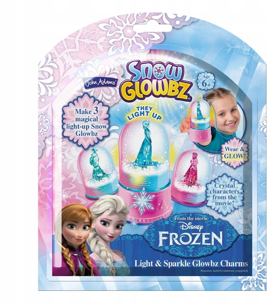 DISNEY FROZEN GLOWBZ RINKINYS, SKIRTAS KURTI SVIEČIAMUS LED SNIEGO RUTIUS +6 METAI