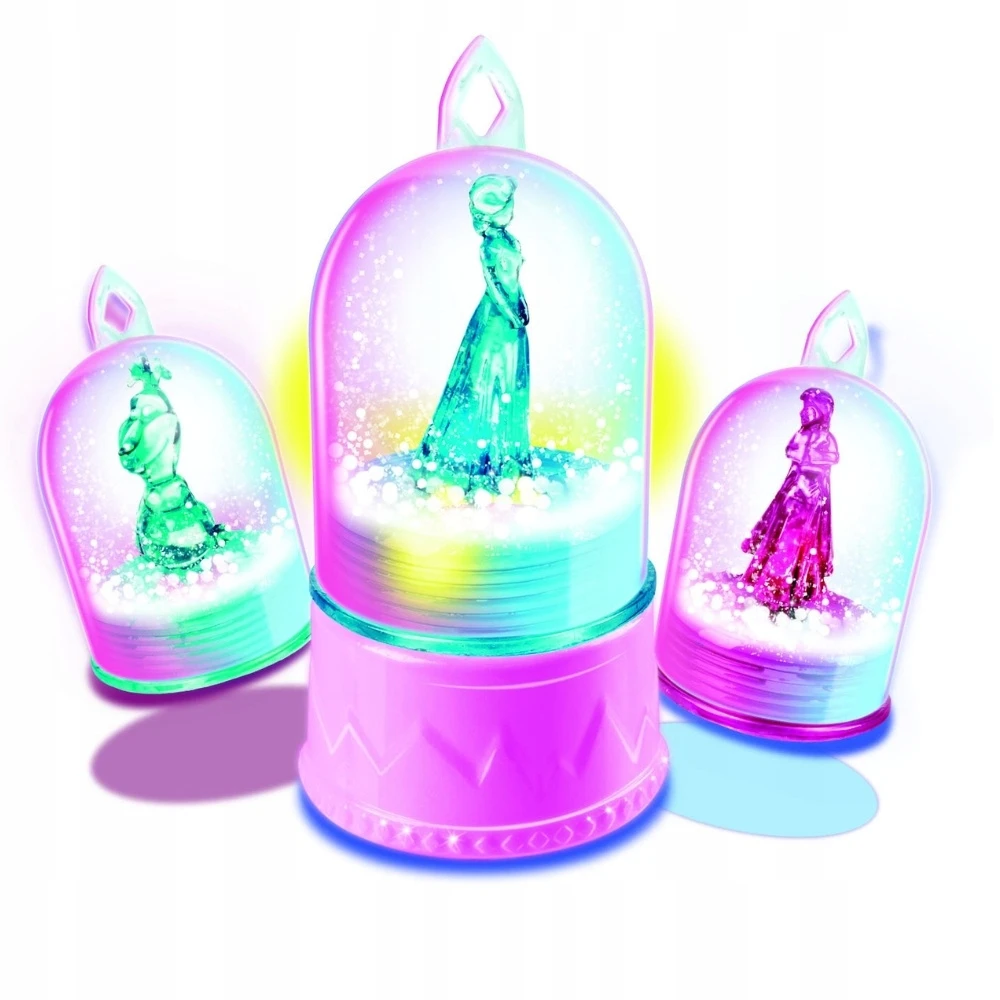 DISNEY FROZEN GLOWBZ RINKINYS, SKIRTAS KURTI SVIEČIAMUS LED SNIEGO RUTIUS +6 METAI