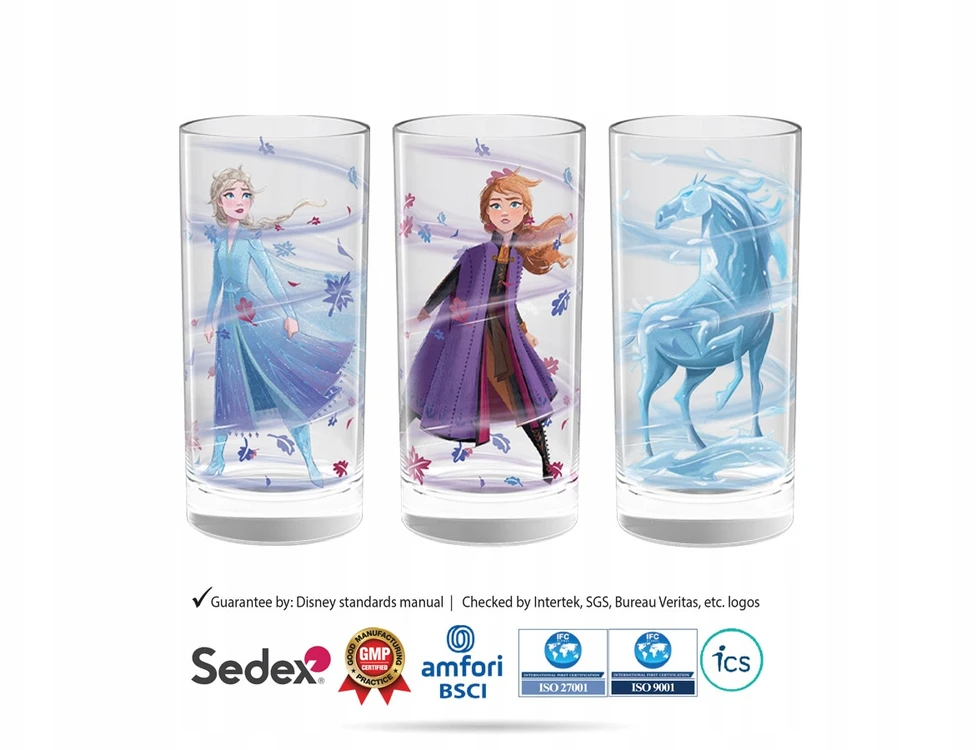 DISNEY Frozen II 3 stiklinių rinkinys INVICTUS 1928