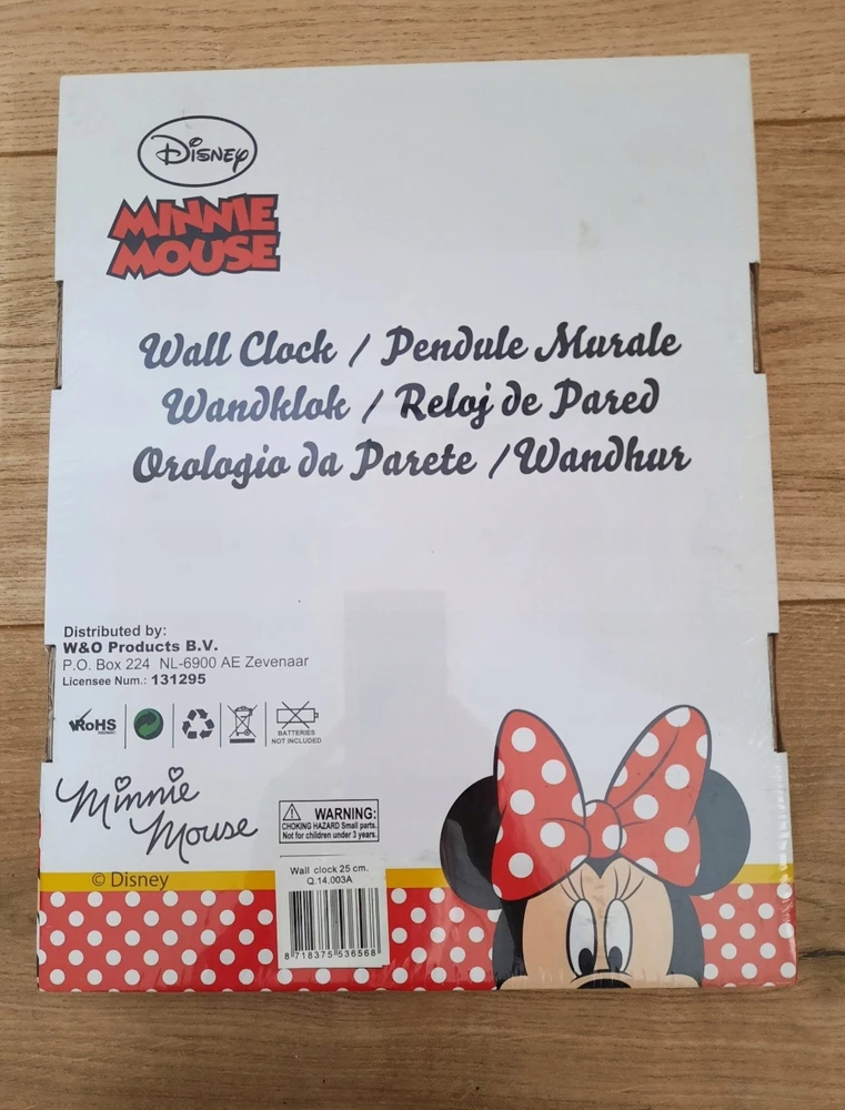 Disney Laikrodis Ścienny MINNIE MOUSE 25cm