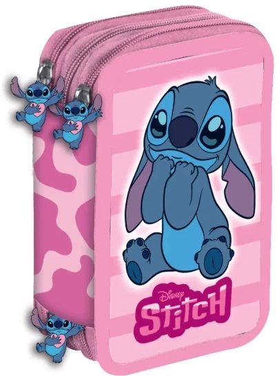 Manenti Disney Penalas Stitch rozkładany potrójny su wyposażeniem