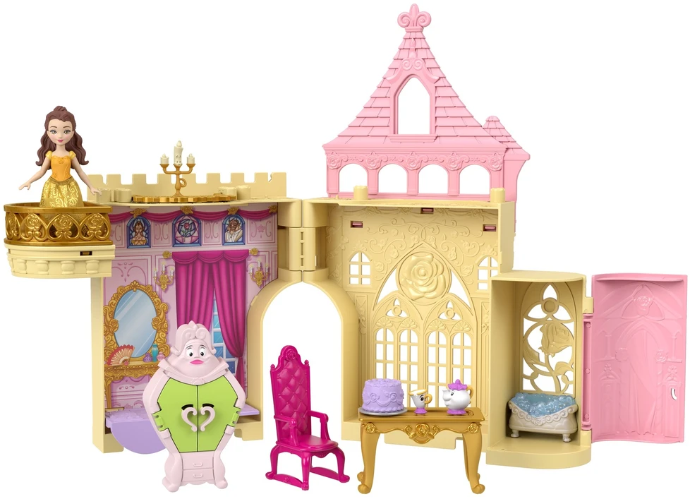 Mattel Lėlių namas Disney Princess Belli HLW94 su pilimi