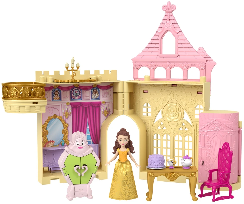 Mattel Lėlių namas Disney Princess Belli HLW94 su pilimi