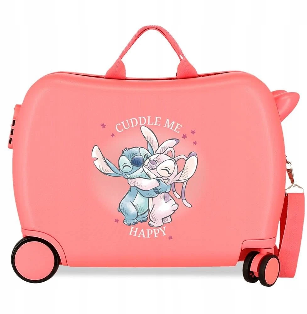 Kelioninis Disney Stitch Cuddle Me dėklas kabinowa dziecięca 34l rožinė