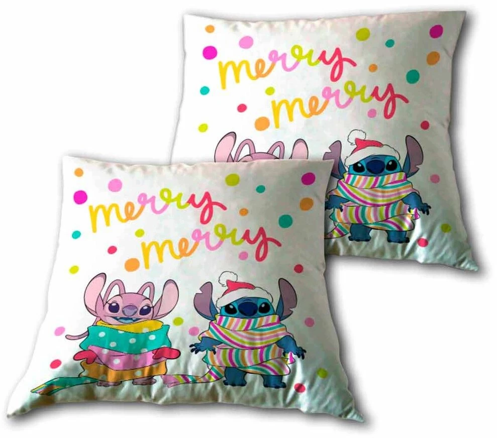 „Disney Stitch“ ir „Angel“ pagalvė – žavus jūsų interjero papildymas