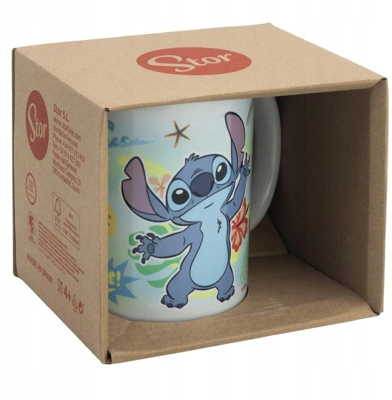 Stor „Disney Stitch“ – keraminis puodelis iš „Seaworld“ kolekcijos, 325 ml