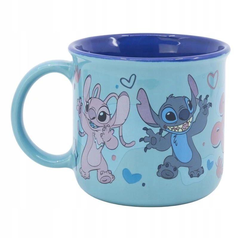 STOR Disney Stitch - keraminis puodelis dovanų dėžutėje iš Stitch & Angel kolekcijos, 355 ml